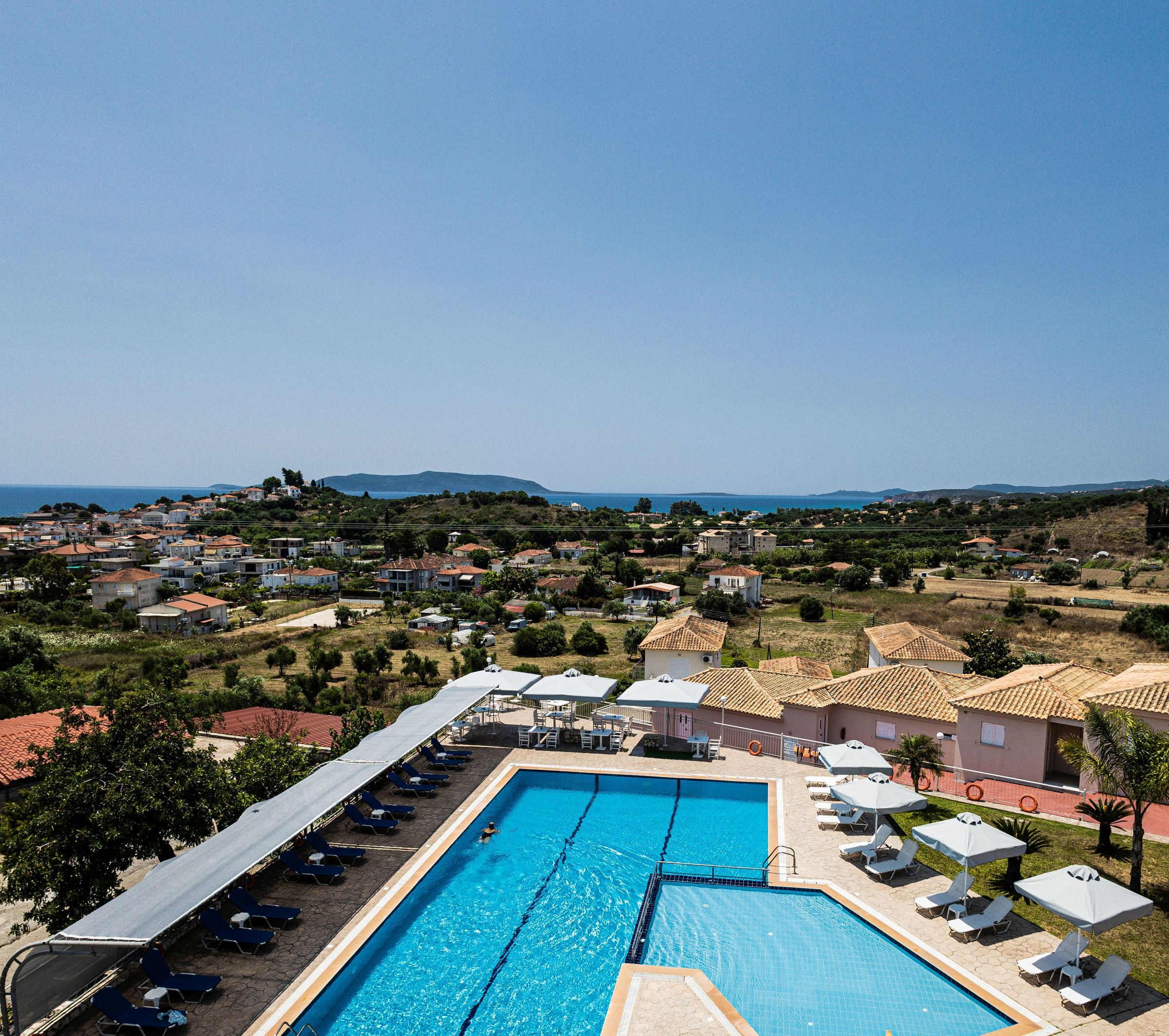 All inclusive Aparthotel Panorama Resort - Finikounda en Methoni - - Griekenland